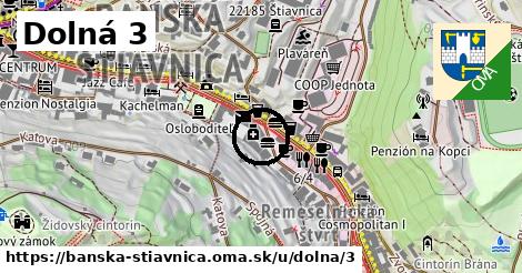 Dolná 3, Banská Štiavnica