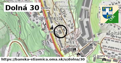 Dolná 30, Banská Štiavnica