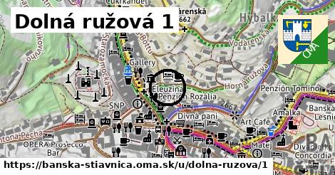 Dolná ružová 1, Banská Štiavnica