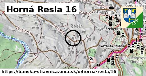 Horná Resla 16, Banská Štiavnica