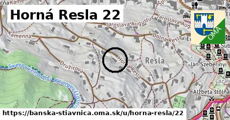 Horná Resla 22, Banská Štiavnica
