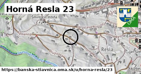 Horná Resla 23, Banská Štiavnica