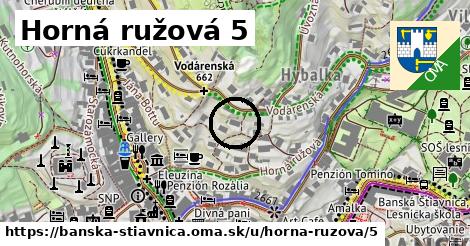 Horná ružová 5, Banská Štiavnica