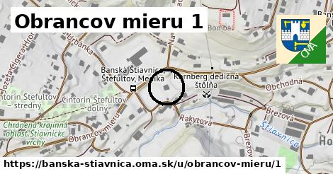 Obrancov mieru 1, Banská Štiavnica