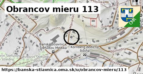 Obrancov mieru 113, Banská Štiavnica