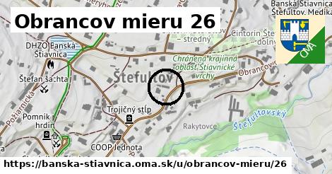 Obrancov mieru 26, Banská Štiavnica