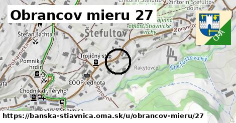 Obrancov mieru 27, Banská Štiavnica