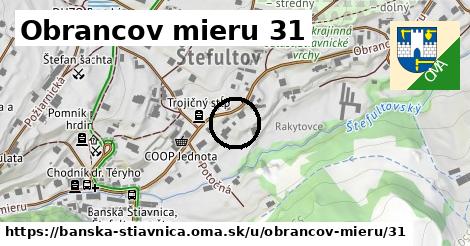 Obrancov mieru 31, Banská Štiavnica