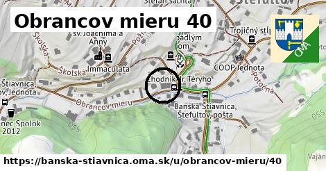 Obrancov mieru 40, Banská Štiavnica