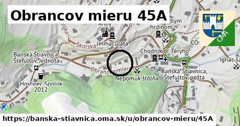 Obrancov mieru 45A, Banská Štiavnica