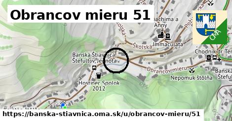 Obrancov mieru 51, Banská Štiavnica