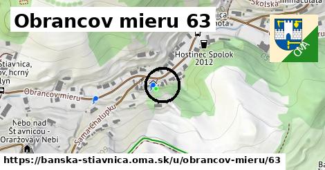 Obrancov mieru 63, Banská Štiavnica