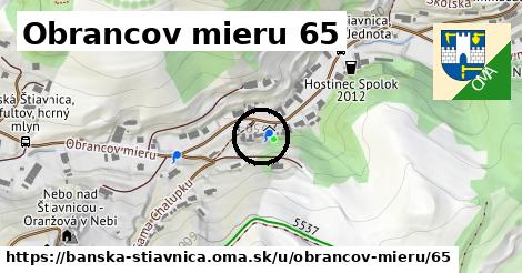 Obrancov mieru 65, Banská Štiavnica