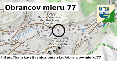 Obrancov mieru 77, Banská Štiavnica