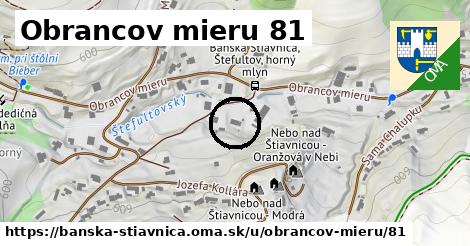 Obrancov mieru 81, Banská Štiavnica