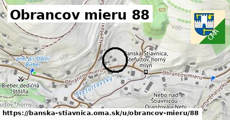 Obrancov mieru 88, Banská Štiavnica