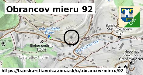 Obrancov mieru 92, Banská Štiavnica