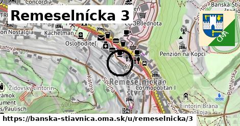 Remeselnícka 3, Banská Štiavnica