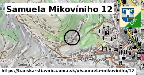 Samuela Mikovíniho 12, Banská Štiavnica