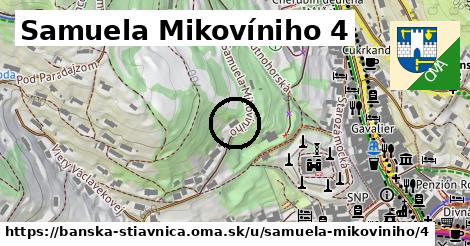 Samuela Mikovíniho 4, Banská Štiavnica