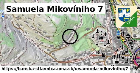 Samuela Mikovíniho 7, Banská Štiavnica