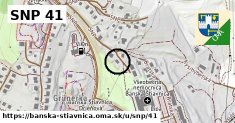 SNP 41, Banská Štiavnica