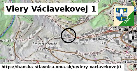 Viery Václavekovej 1, Banská Štiavnica