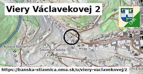 Viery Václavekovej 2, Banská Štiavnica