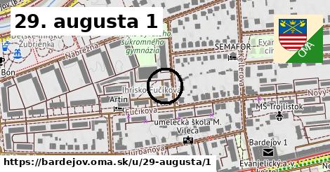 29. augusta 1, Bardejov