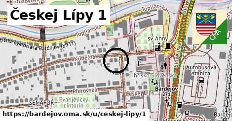 Českej Lípy 1, Bardejov