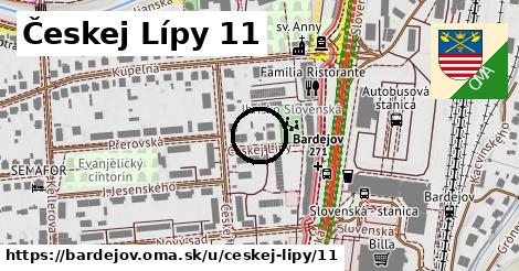 Českej Lípy 11, Bardejov