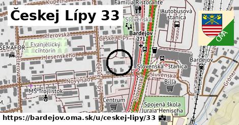 Českej Lípy 33, Bardejov