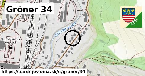 Gróner 34, Bardejov