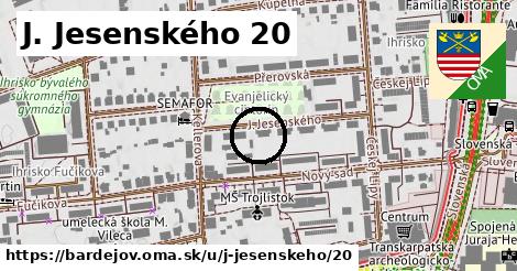 J. Jesenského 20, Bardejov