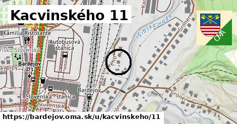 Kacvinského 11, Bardejov