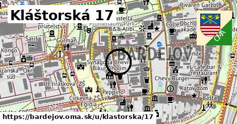 Kláštorská 17, Bardejov