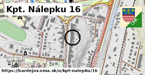 Kpt. Nálepku 16, Bardejov