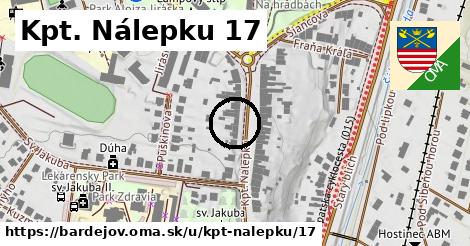 Kpt. Nálepku 17, Bardejov