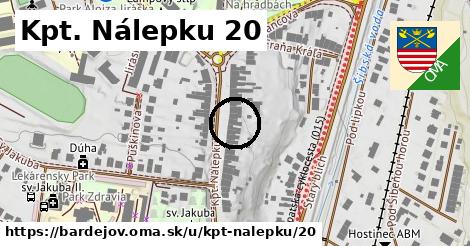 Kpt. Nálepku 20, Bardejov