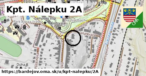 Kpt. Nálepku 2A, Bardejov