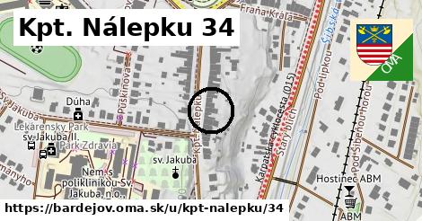 Kpt. Nálepku 34, Bardejov