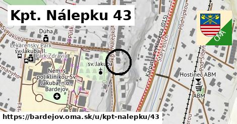 Kpt. Nálepku 43, Bardejov