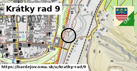 Krátky rad 9, Bardejov