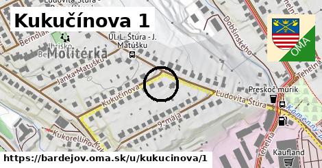 Kukučínova 1, Bardejov