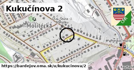 Kukučínova 2, Bardejov