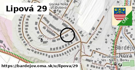 Lipová 29, Bardejov