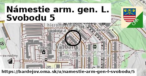 Námestie arm. gen. L. Svobodu 5, Bardejov