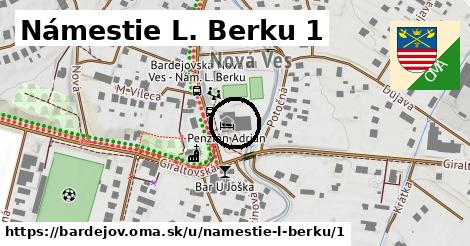 Námestie L. Berku 1, Bardejov