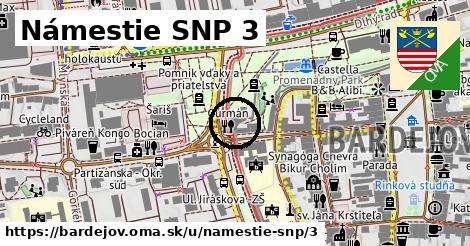 Námestie SNP 3, Bardejov