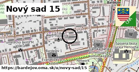 Nový sad 15, Bardejov